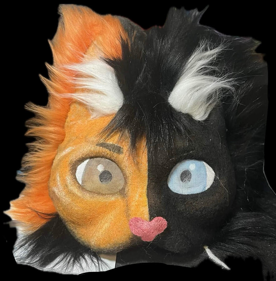 Handpainted mask Handpainted mask